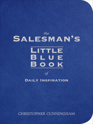 cover image of The Salesman's Little Blue Book of Daily Inspiration